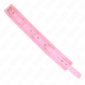 Kink Halsband met riem voor bondage, roze Kink Halsband met riem voor bondage, roze - Afbeelding 5