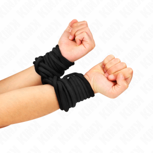 Kink Baumwollseil 5 Meter für Bondage und Fesseln Schwarz – Bild 4