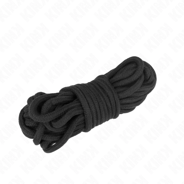 Kink Baumwollseil 5 Meter für Bondage und Fesseln Schwarz