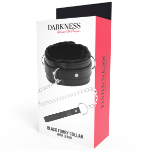 Darkness Comfortabele Halsband met Lederen Ketting voor BDSM Darkness Comfortabele Halsband met Lederen Ketting voor BDSM - Afbeelding 5