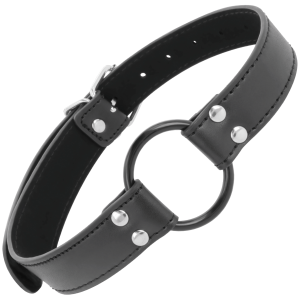 Darkness Ringknebel met Metalen Ring 3,6 cm voor BDSM-spelletjes Darkness Ringknebel met Metalen Ring 3,6 cm voor BDSM-spelletjes - Afbeelding 2