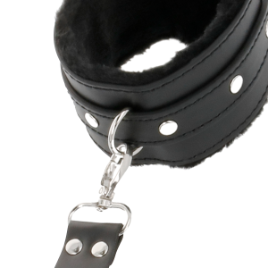 Darkness Lederhandboeien voor voeten en handen zwart Darkness Lederhandboeien voor voeten en handen zwart - Afbeelding 7