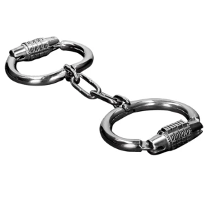 Metal Hard Handschellen mit Zahlenschloss aus Edelstahl
