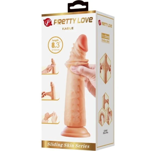 Pretty Love Kable Super Realistische Penis met Zuignap Pretty Love Kable Super Realistische Penis met Zuignap
