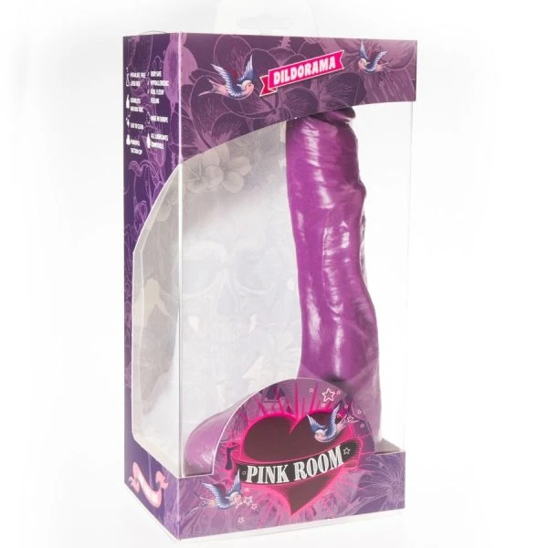 Pink Room Realistische Dildo Nilo met Zuignap Paars 23 cm