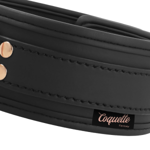 Coquette Chic Desire Fantasy-halsketting van vegan leer met neopreenvoering en riem Coquette Chic Desire Fantasy-halsketting van vegan leer met neopreenvoering en riem - Afbeelding 7