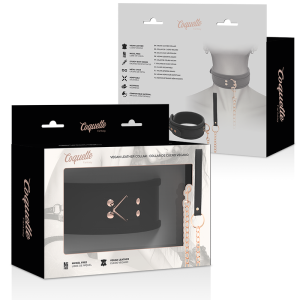Coquette Chic Desire Fantasy-halsketting van vegan leer met neopreenvoering en riem Coquette Chic Desire Fantasy-halsketting van vegan leer met neopreenvoering en riem - Afbeelding 9