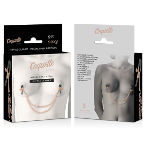 Coquette Chic Desire Fantasy-nippelclips met ketting van nikkelvrij metaal Coquette Chic Desire Fantasy-nippelclips met ketting van nikkelvrij metaal - Afbeelding 6