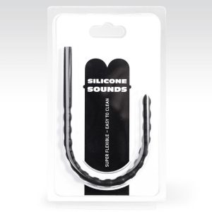 All Black siliconen urethrasonde met golven 24 cm All Black siliconen urethrasonde met golven 24 cm - Afbeelding 2
