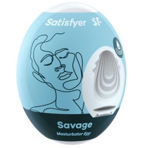 Satisfyer Savage Masturbator-ei met Hydro-Active materiaal Satisfyer Savage Masturbator-ei met Hydro-Active materiaal - Afbeelding 1