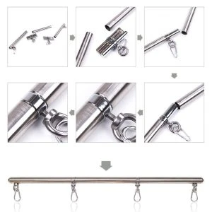 Ohmama Lead Rod with 4 Hooks Made of Metal 63.5 cm