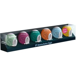 Satisfyer Masturbator-Eier 6er-Set Hydro-Active Satisfyer Masturbator-Eier 6er-Set Hydro-Active - Afbeelding 2
