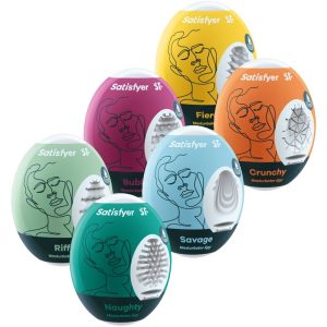 Satisfyer Masturbator-Eier 6er-Set Hydro-Active Satisfyer Masturbator-Eier 6er-Set Hydro-Active - Afbeelding 1