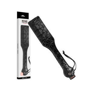 Begme Fetish Games Black Edition Paddle van vegan leer, 32 cm lang Begme Fetish Games Black Edition Paddle van vegan leer, 32 cm lang - Afbeelding 2