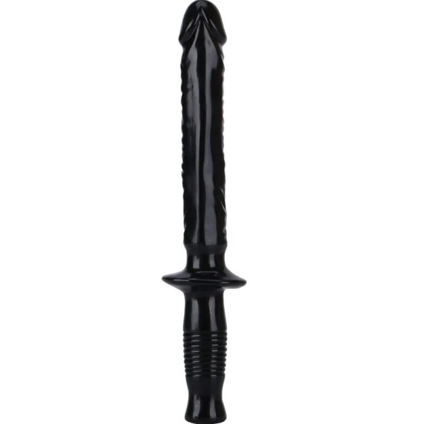 Get Real Dildo Manhandler 38 cm met handvat, zwart