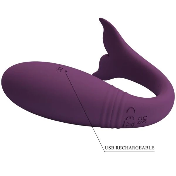 Pretty Love Paarvibrator Jayleen mit App-Fernbedienung Lila