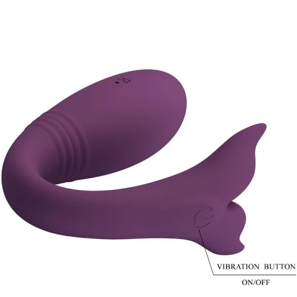 Pretty Love Paarvibrator Jayleen mit App-Fernbedienung Lila