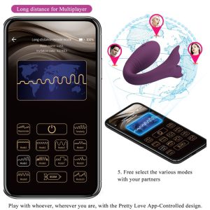 Pretty Love Paarvibrator Jayleen mit App-Fernbedienung Lila Pretty Love Paarvibrator Jayleen mit App-Fernbedienung Lila – Bild 16