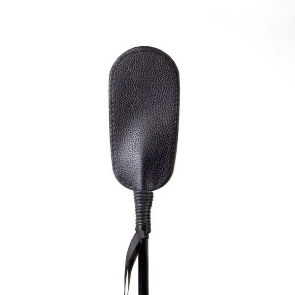 Secretplay zwarte zweep van veganistisch leer 27,5 cm