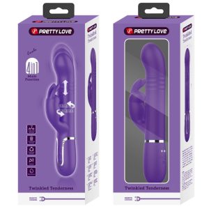 Pretty Love Coale Rabbit Vibrator 4 in 1 mit Klitorisreizer, lila Pretty Love Coale Rabbit Vibrator 4 in 1 mit Klitorisreizer, lila – Bild 10
