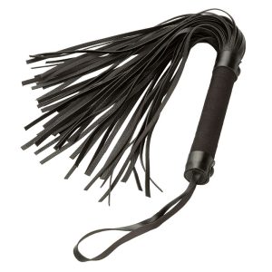 Calexotics Nocturnal Flogger Leder Zwart – Fetisjzweep Calexotics Nocturnal Flogger Leder Zwart – Fetisjzweep - Afbeelding 2