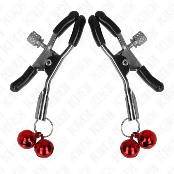 Kink Dubbele Bel-Nippelklem rood