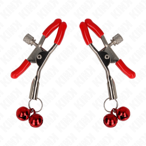 Kink Rode Dubbele Bel Nippelklem Kink Rode Dubbele Bel Nippelklem - Afbeelding 2