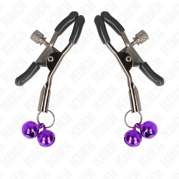 Kink dubbele bel nippelclips met belletjes