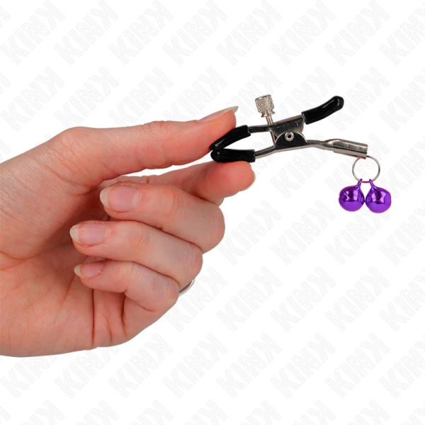 Kink dubbele bel nippelclips met belletjes