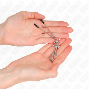 Kink tepelklemmen met haken voor gevorderd BDSM Kink tepelklemmen met haken voor gevorderd BDSM - Afbeelding 3