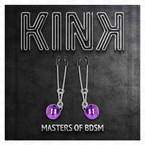 Kink belnippelklemmen met ketting, paars Kink belnippelklemmen met ketting, paars - Afbeelding 5