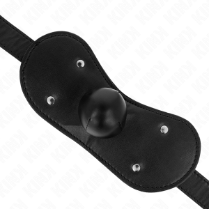 Kink Ball-Gag-Mondmasker met slot verstelbaar Kink Ball-Gag-Mondmasker met slot verstelbaar - Afbeelding 4