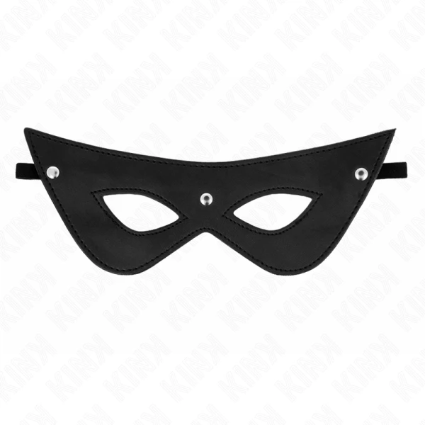 Kink oogmasker met 3 klinknagels voor fetisjspelletjes
