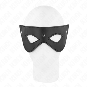 Kink oogmasker met 3 klinknagels voor fetisjspelletjes Kink oogmasker met 3 klinknagels voor fetisjspelletjes - Afbeelding 3