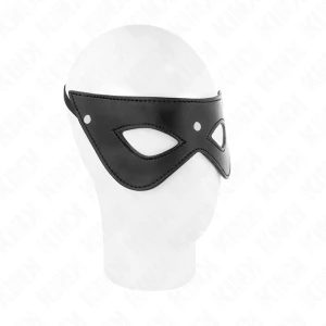 Kink oogmasker met 3 klinknagels voor fetisjspelletjes