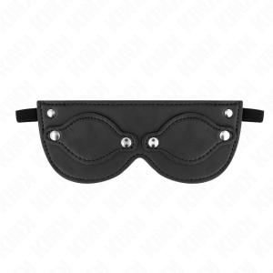 Kink Kunstledermaske mit abnehmbaren Augenabdeckungen Kink Kunstledermaske mit abnehmbaren Augenabdeckungen – Bild 2