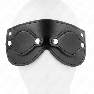 Kink Kunstledermaske mit abnehmbaren Augenabdeckungen Kink Kunstledermaske mit abnehmbaren Augenabdeckungen – Bild 4