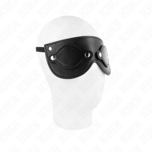 Kink Kunstledermaske mit abnehmbaren Augenabdeckungen Kink Kunstledermaske mit abnehmbaren Augenabdeckungen – Bild 3
