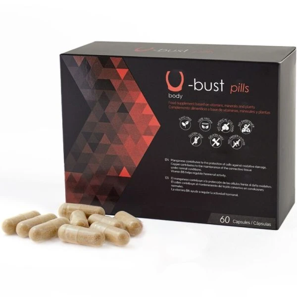 500cosmetics U-bust Borstvergroting capsules 60 stuks