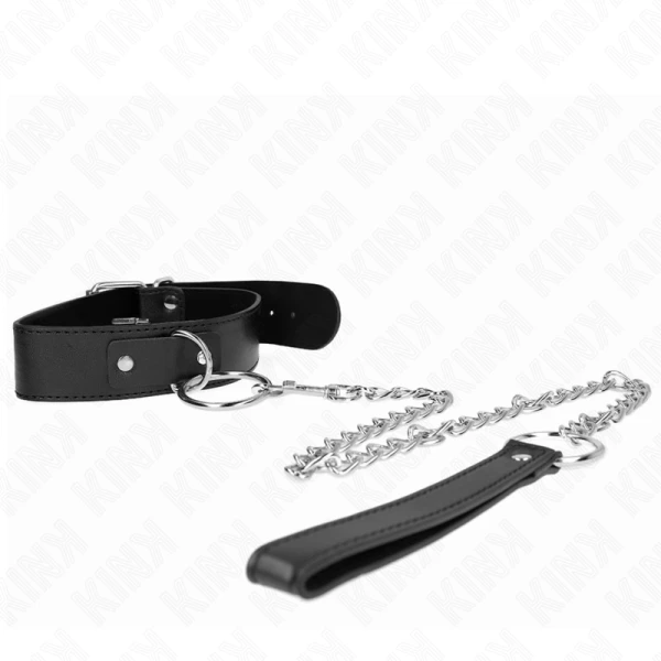 Kink Halsband met Riem Model 4 verstelbaar