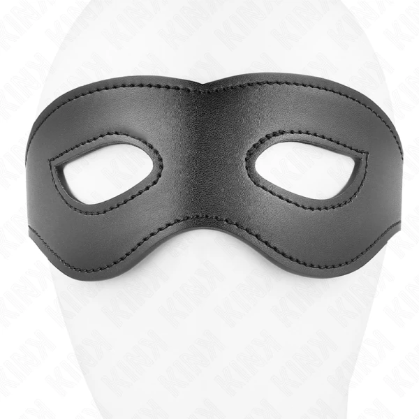 Kink Kunstlederen Masker Model 1 voor BDSM-spelletjes Kink Kunstlederen Masker Model 1 voor BDSM-spelletjes