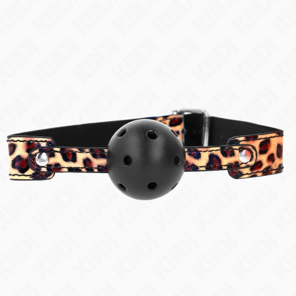 Kink-bal met luipaardprint, ademend