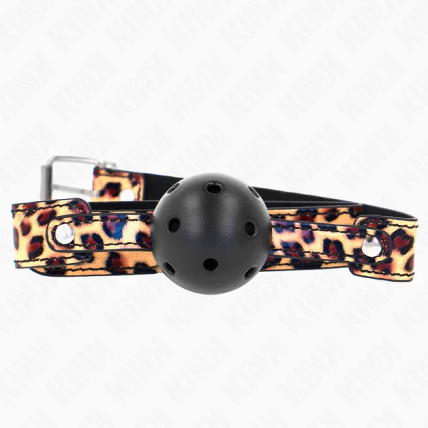 Kink-bal met luipaardprint, ademend