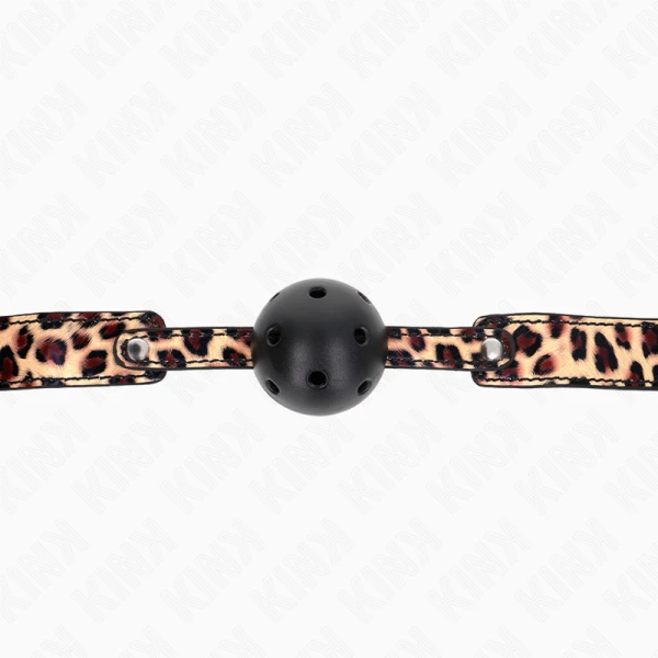 Kink-bal met luipaardprint, ademend