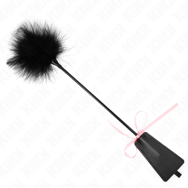 Kink Tickler met veren en roze strik Kink Tickler met veren en roze strik