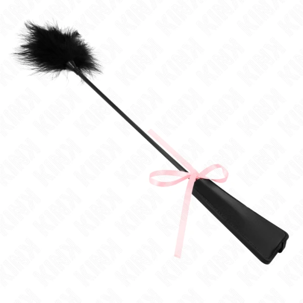 Kink Tickler met veren en roze strik Kink Tickler met veren en roze strik