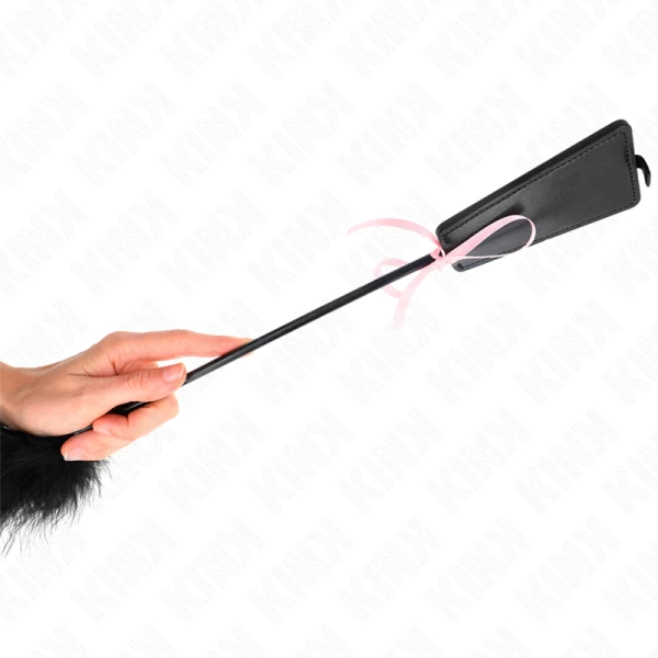 Kink Tickler met veren en roze strik Kink Tickler met veren en roze strik