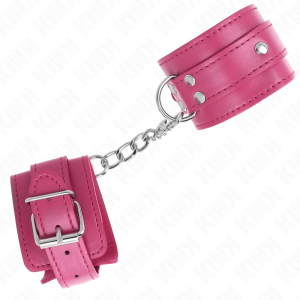 Kink 3 D-Ring polsboeien verstelbaar roze Kink 3 D-Ring polsboeien verstelbaar roze - Afbeelding 3