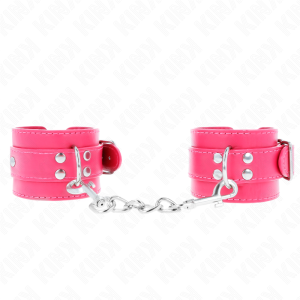Kink Polsboeien Raspberry Rose met voering verstelbaar Kink Polsboeien Raspberry Rose met voering verstelbaar - Afbeelding 2