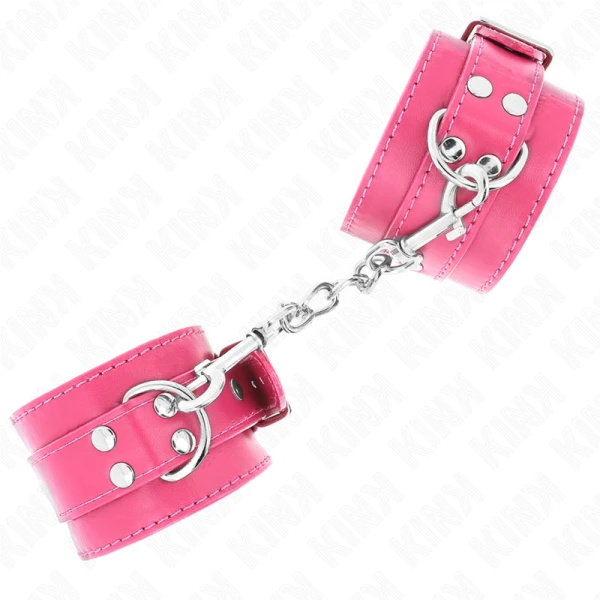 Kink Polsboeien Raspberry Rose met voering verstelbaar Kink Polsboeien Raspberry Rose met voering verstelbaar